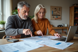 Couple français en rénovation dans un appartement lumineux